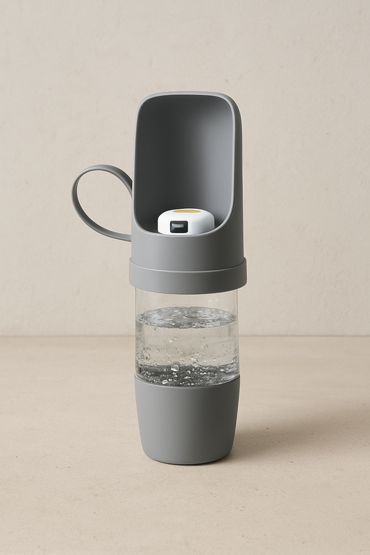 Gourde 2-en-1 pour chien (eau + gamelle intégrée)